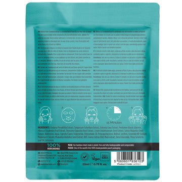 BEAUTYPRO Retinol Anti-Ageing Facial Sheet Mask BACK